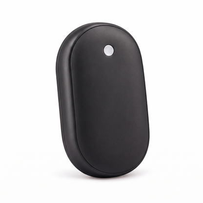 Pocket hand warmer in Black on a white background